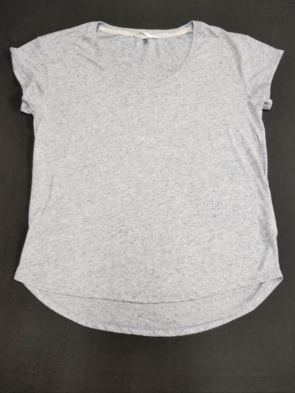 Victoria's Secret Light Heather Gray Scoop Neck Short Sleeve Tee